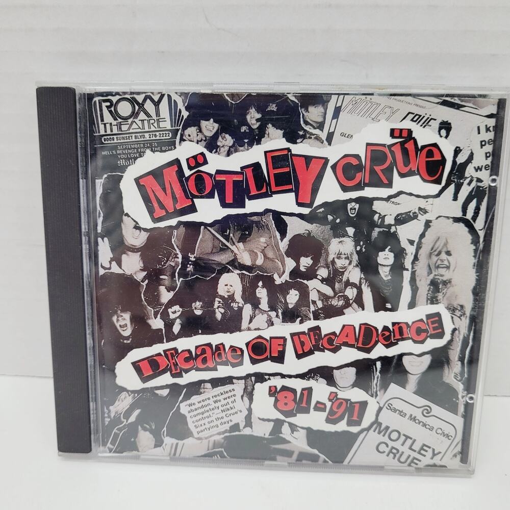 Decade of Decadence by Motley Crue (CD, 1991), heavy metal, rock
